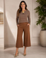 Conjunto Listrado com Pantacourt - Valentina