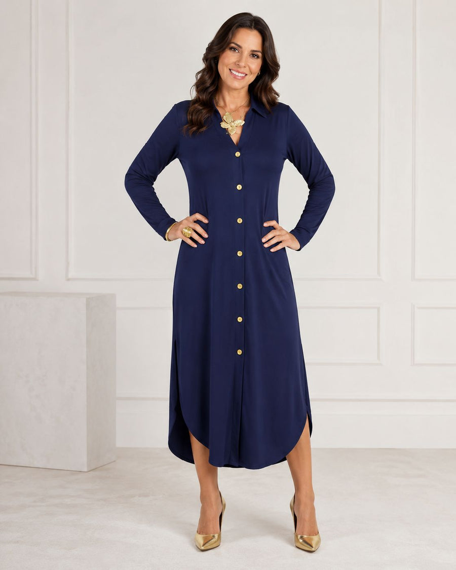 Vestido Chemise Midi - Adriana