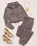 Conjunto Jogger em Plush Aveludado - Celine