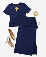 Conjunto  Blusa  e Saia - Rebeca