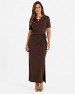 Conjunto  Blusa  e Saia - Rebeca