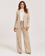 Conjunto Suede Blazer e Pantalona - Giovanna