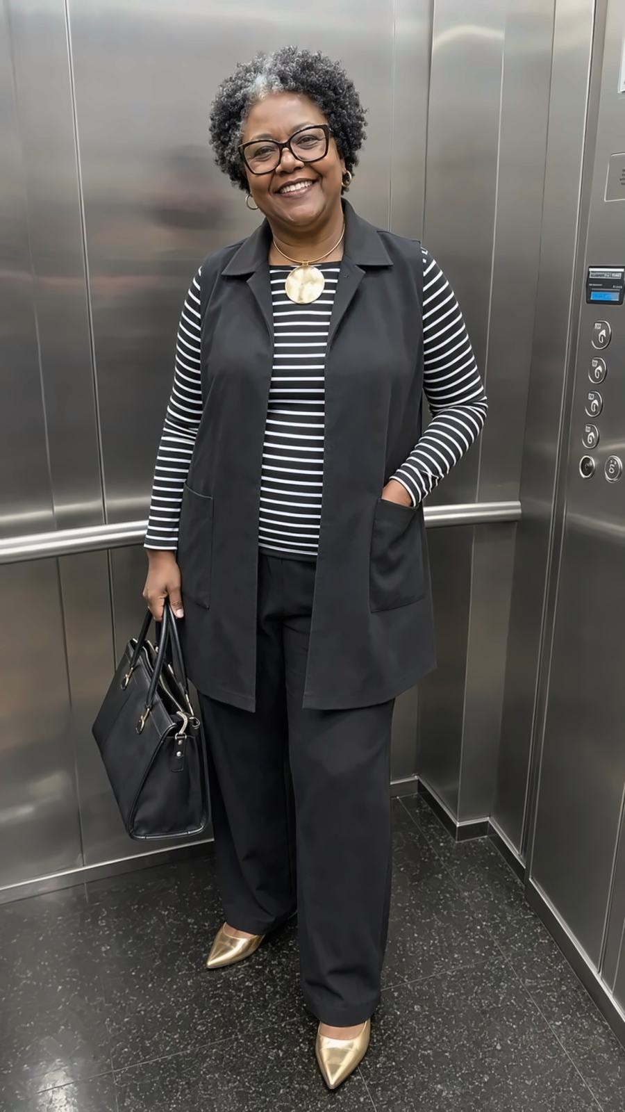 Cliente Rosângela usando peça Nina Martha